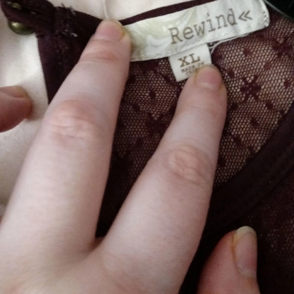 Marron rewind top - Picture 4 of 4